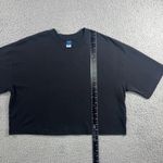 Old Navy ‎ Vintage Tee T Shirt Women Small Crop Black Basic Oversized Baggy Loose Photo 2