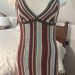 Urban Outfitters  Multi-color Striped Crochet Mini Dress size L Photo 1