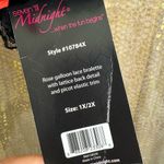 Seven Til Midnight Black Strappy Back Lace Bralette 1X/2X NWT Photo 3