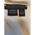 Sheri Bodell 100% Silk Ruffle Mini Dress • Cream Boho Lace • Party / Resort XS Photo 4