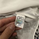 Diane Von Furstenberg  Off-Shoulder White and print Dress Photo 10