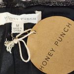 Honey Punch Black Floral Strapless Top NWT Size Medium Ruched Strapless Blouse Photo 5