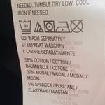 BELLE BY KIM GRAVEL NWOT Black 3/4 Sleeve Shirt Size Small Pleated Arm Detail Photo 4