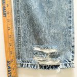 Kancan Medium Wash Ripped Raw Hem Mid Rise Distressed Blue Denim Jeans No Sz Tag Photo 6