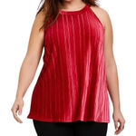 Torrid  2 velvet halter high neck top blouse TS 2565 Photo 0