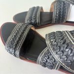 Frye  Boots Women’s Black Leather Sling Back Strappy Flat Sandals Size 8.5 M Photo 3