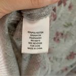 Cloud Chaser  Gray Floral Print Strappy V Neck Top Size Medium Photo 6