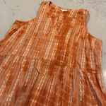 J. Jill Burnt Orange Tiered Maxi Dress Large Photo 4