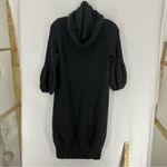 Vince  Half Sleeve Cowl Neck Wool Sweater Dress Small Gray Photo 5
