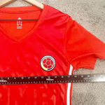 Adidas Columbia Soccer Jersey Women XL Red Futbol Kit Logo 2017 2018 Training Photo 5