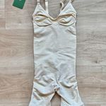 Halara  Cream Seamless Shapewear Bodysuit S NWT Photo 3