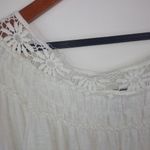 American Rag  L White Boho Crop Top Photo 1