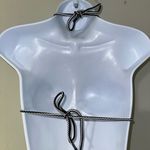 Solid & Striped White String Bikini Top EUC Size S Photo 3