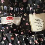 Levi's Lena Ruffled Cotton Crewneck Floral Blouse Size XL NWT Photo 4