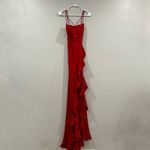 La Femme 28294 Strappy Maxi Dress Red 0 Photo 2