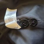 Eddie Bauer Black Wool Cashmere Blend Double Breasted Pea Coat Photo 11