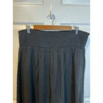 Quince  100% Organic Cotton Gauze Smocked Maxi Skirt Black XL Boho Festival Photo 6