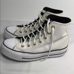 Converse  White Canvas Sneakers Iconic High-Top Design Photo 3