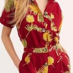 Free People NEW  Malibu Romper Floral Photo 0