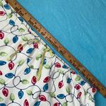 Delicates pajama pant Christmas light print elastic waistband drawstring size XL Photo 8