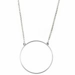 Lele Sadoughi Silver Circle Necklace - O/S - NWT Photo 1