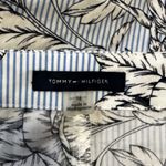 Tommy Hilfiger Light Blue Floral Midi/Maxi Striped Flutter Sleeve Dress Size 16 Photo 6