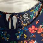 Bobeau XL Navy Crepe Floral Tunic Photo 6