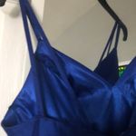 PromGirl Long Alyce High-Low Taffeta Prom Dress with Slit Photo 5