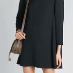Chloé CHLOE Crepe Mini Cape-Back Dress Photo 0