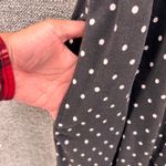 Woman Within Womens Maxi Dress Size 2X Black Polka Dot Short Sleeve Button Front Photo 3