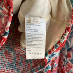 Free People Mabel Bustier Floral Blouse in Roses Combo Size S Photo 8