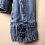 Banana Republic  Women’s Light Wash Denim Jean Zip-Up Jacket Photo 4