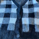 Anthropologie Cloth & Stone Jacket Womens Size Medium Faux Fur Preppy Cabincore Photo 8