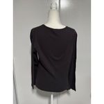 Holiday Editions Womens Black Long Sleeve Trick or Treat Halloween Ghost Medium Photo 2