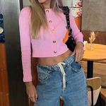 ZARA nwt ribbed knitted button up cardigan sweater top Photo 1