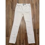 Ralph Lauren Lauren Premier Straight Ivory Off White Jeans Size 4 Photo 2