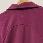 Lululemon  Brushed Softstreme Ribbed Half Zip Pullover Size 4 Sweater deep lush Photo 4