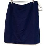 NWT Alia navy blue skirt sz 10 Blue Photo 0