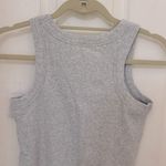 Loft  Ribbed Tank Top in Heather Grey Photo 6