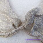 New!‎ Set! Devon Windsor Lou bralette bikini top Leanne tie bottom, small, gold Photo 7