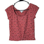 American Eagle Cut Out Flower Eyelet Lace Crop Top Size XS Photo 0