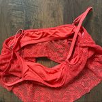 MOSSIMO orange lacey cropped tank top, size XL Photo 4