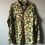 Carhartt flannel duck camo long sleeve button down shirt Photo 0