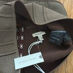 Pilcro  Anthropologie Corset Sweater crop Top Women’s size S NEW brown Photo 6