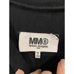 MM6 Maison Margiela Shirt Womens Medium Black Sleeveless Knit Made In Italy Photo 1