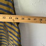 I Love H81  Sheer Striped Racerback‎ Tank Top S High Low Hem Gold Gray Photo 5