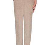 NEW Alfred Dunner Echo Canyon Corduroy Pull on Pants 18 27” inseam $48 Tan Photo 0