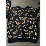 Disney  Stitch Juniors Black Pumpkin Bats Halloween Sweatshirt Size Small‎ (3-5) Photo 1