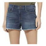 frame denim FRAME Le Cut-Off Williams Wash Mid-Rise Stretch Denim Shorts Size 34 Photo 0