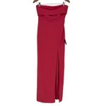 Lulus Classy Consideration Coral Pink Strapless Maxi Dress Size M Red Size M Photo 1